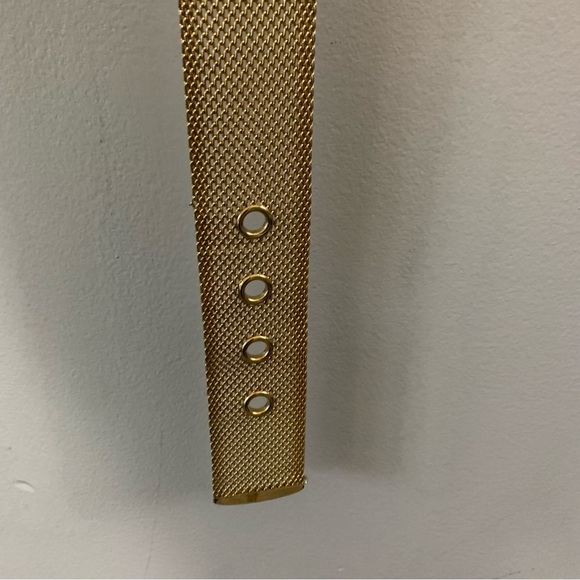 Vintage 90s Gold Mesh Belt - Picture 3 of 7
